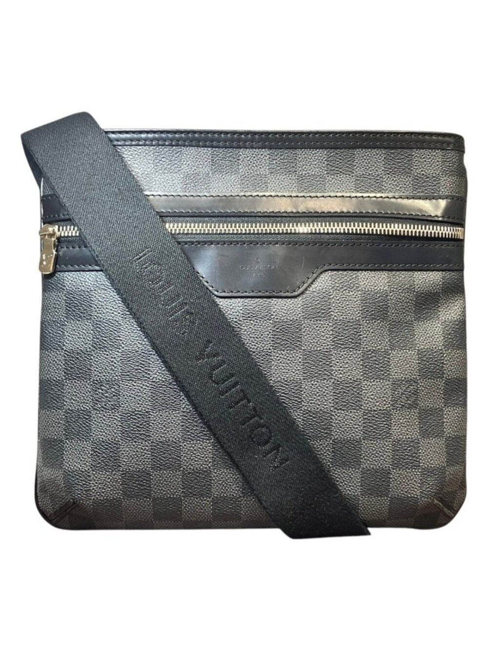 Louis Vuitton Thomas Damier Graphite Shoulder Bag Canvas